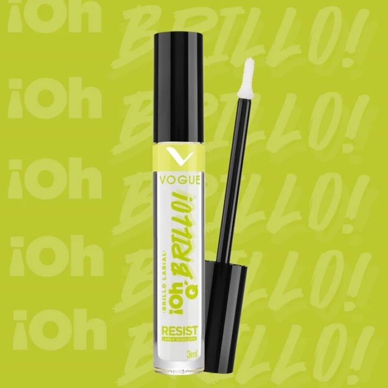 Labial Líquido Resist Oh Que Brillo Vogue Top Coat 3 Ml. Labial Líquido Resist Oh Que Brillo Vogue Top Coat 3 Ml.