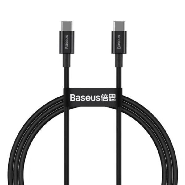 Cable Baseus USB-C A USB-C 1M 100W CATYS-B01 Cable Baseus USB-C A USB-C 1M 100W CATYS-B01