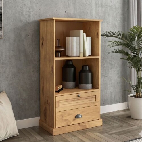 Estantería 2 Cajones - Línea Valenciana - Natural Estantería 2 Cajones - Línea Valenciana - Natural