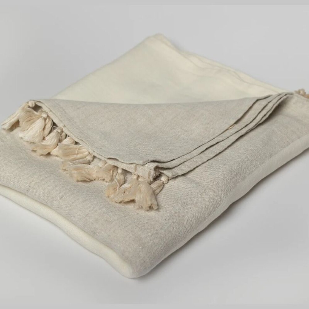 Throw Borlas Lino Throw Borlas Lino