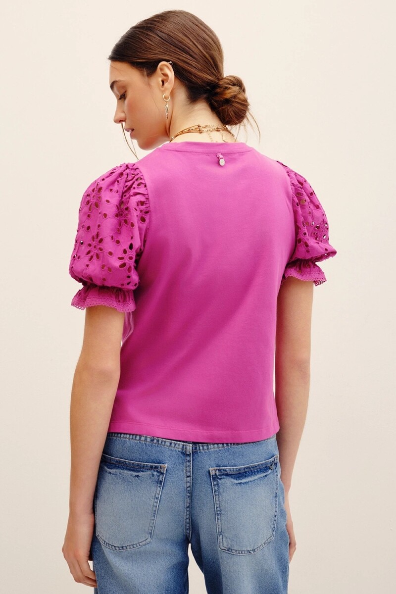 REMERA BALLOON BRODERIE Orquidea
