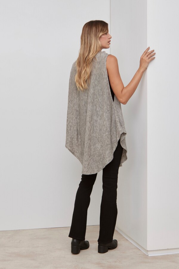 Poncho Solid GRIS