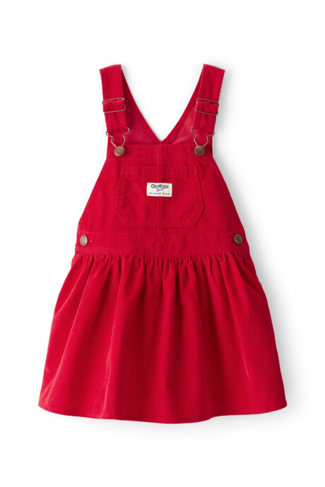 Jumper de pana, rojo Sin color