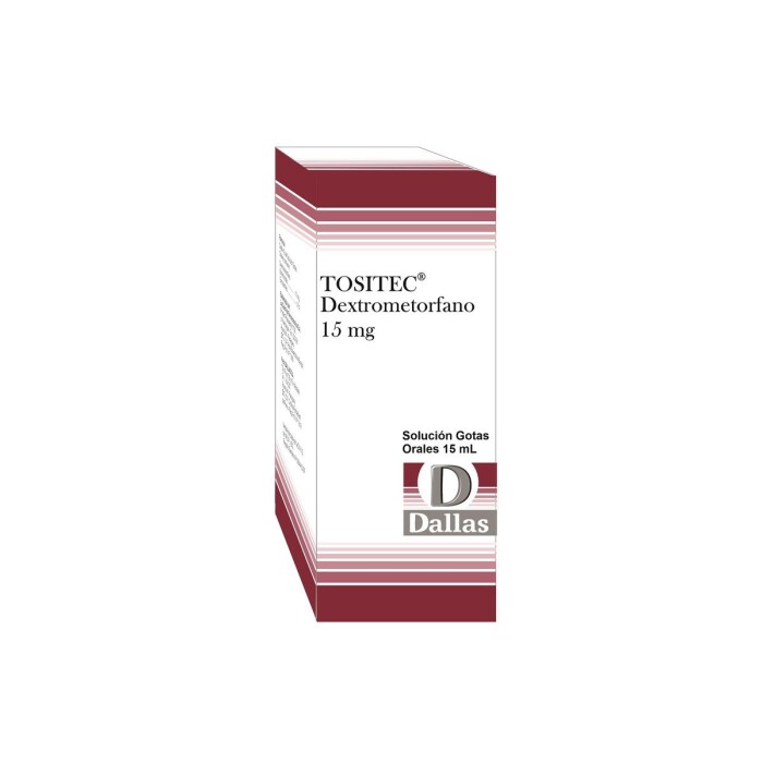 TOSITEC GOTAS CJ X 15 ML. única