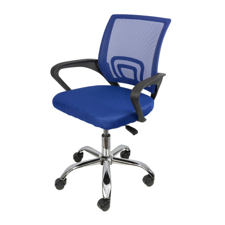 Kit x4 Sillas De Escritorio Tok Azules Ergonómicas Kit x4 Sillas De Escritorio Tok Azules Ergonómicas