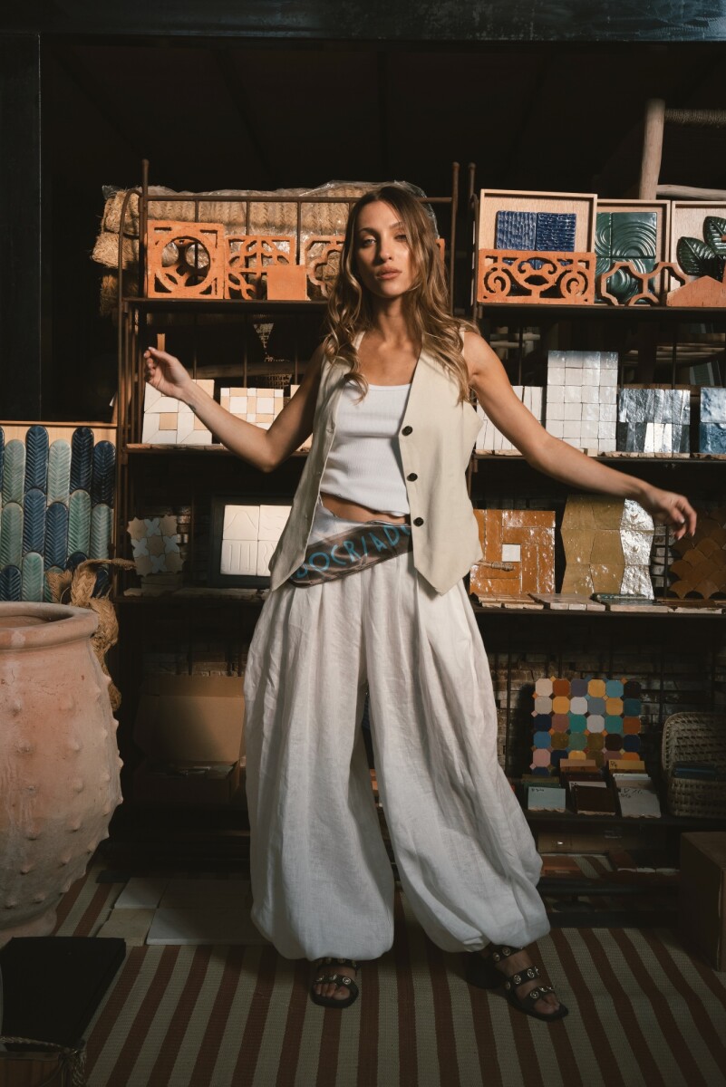 Pantalon Siroco - BLANCO 