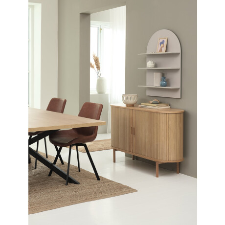 Aparador Lyngvig 120Cm 2 Puertas Persiana Roble Natural