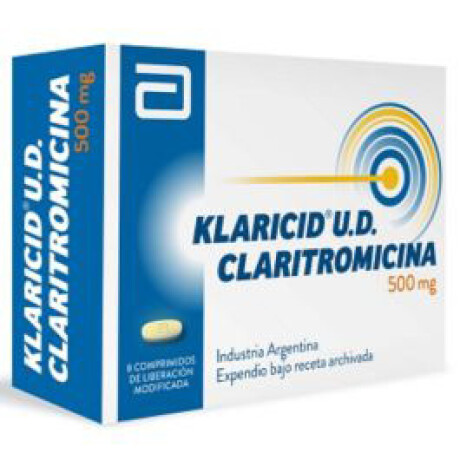 Klaricid UD 8 Comprimidos Klaricid UD 8 Comprimidos