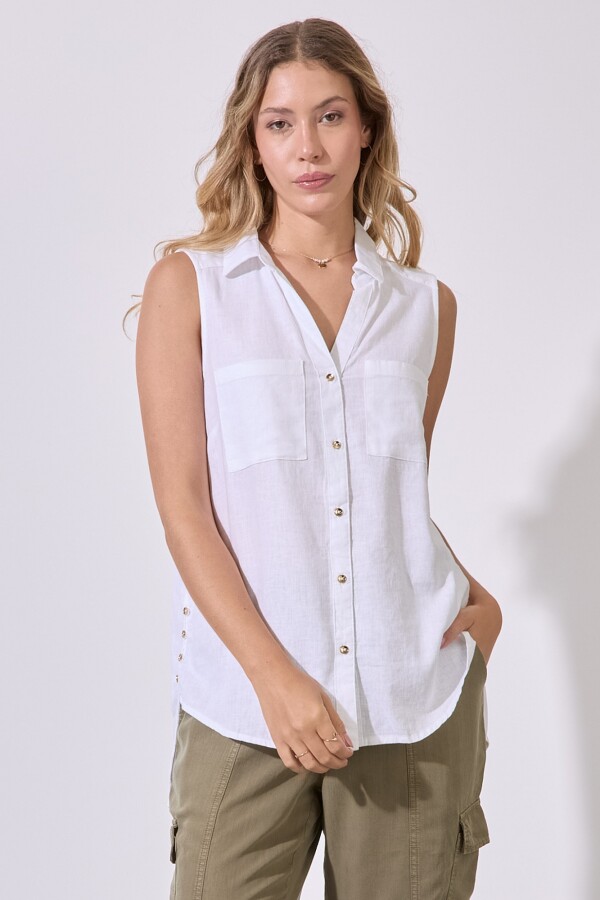 Camisola Lino BLANCO