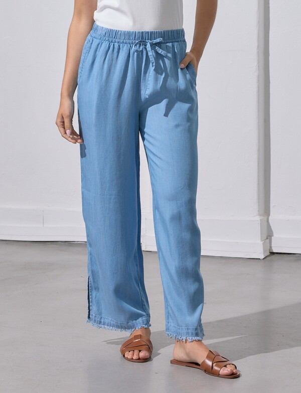 Pantalon Lyocell Wide Leg JEAN CLARO