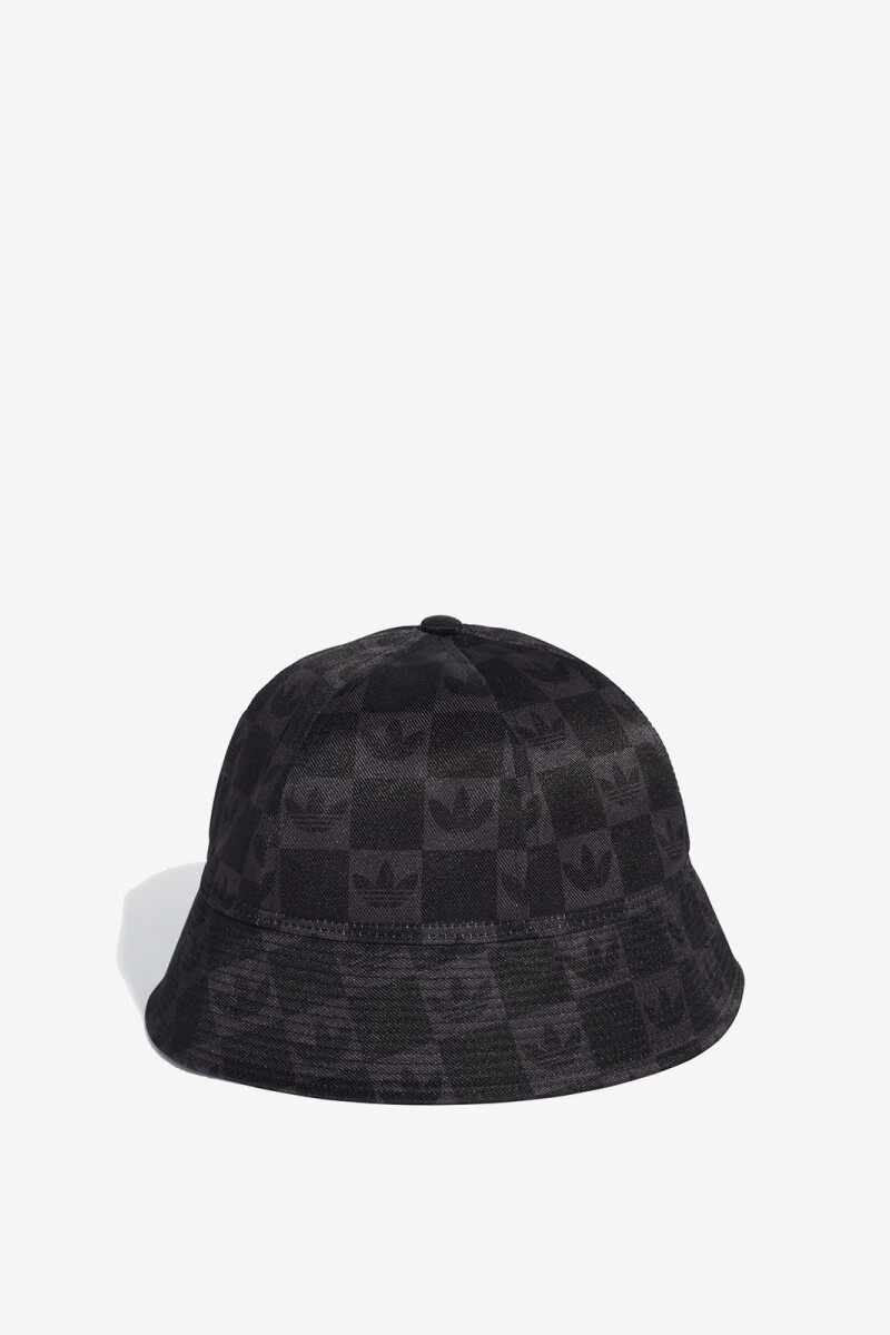 MONOGRAM BUCKET HAT Negro