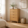 COMODA 4 CAJONES MADERA MACIZA - NEST COMODA 4 CAJONES MADERA MACIZA - NEST
