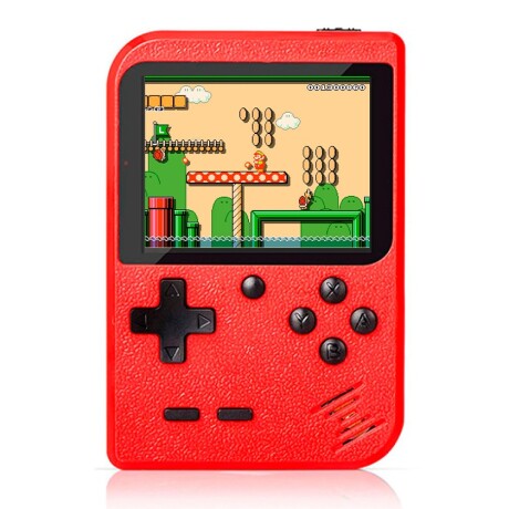 Consola Portátil Retro con Control Batería ROJO