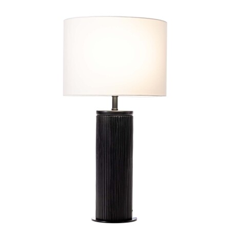 LAMPARA DE MESA MADERA NEGRO Q215