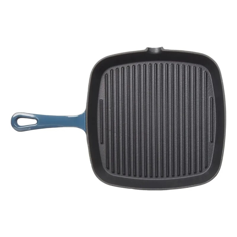 PLANCHA GRIL CUADRADA HIERRO FUNDIDO ESMALTADA AZUL CUISINART CI30-23BG PLANCHA GRIL CUADRADA HIERRO FUNDIDO ESMALTADA AZUL CUISINART CI30-23BG