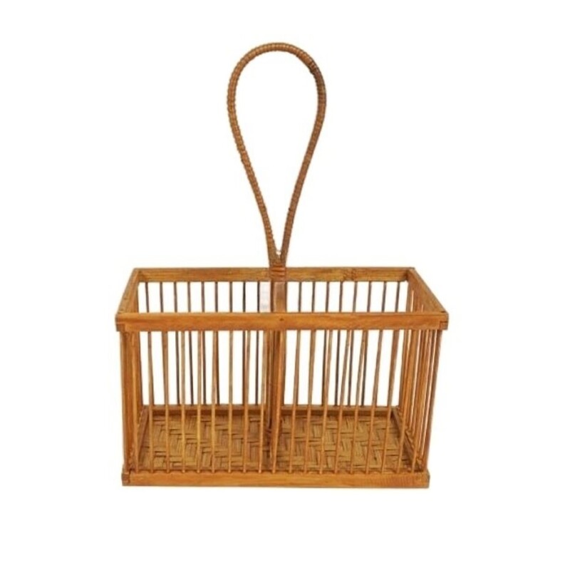 ORGANIZADOR RECTANGULAR C/ASA 20x10xH12/27CMS BAMBU ORGANIZADOR RECTANGULAR C/ASA 20x10xH12/27CMS BAMBU