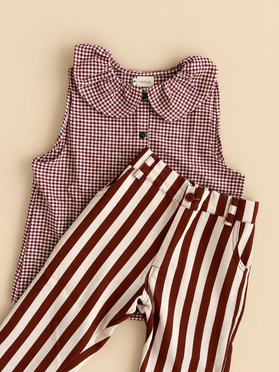 PREVENTA Pantalón cebra bordó PREVENTA Pantalón cebra bordó