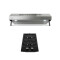 Extractor Purificador Nubia 60CM de Acero Inoxidable Pack Extractor Purificador Nubia 60CM + Anafe A Gas Vulcano Dou 2 Hornallas Negro