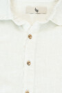 100% LINEN LONG SLEEVE SHIRT Oyster