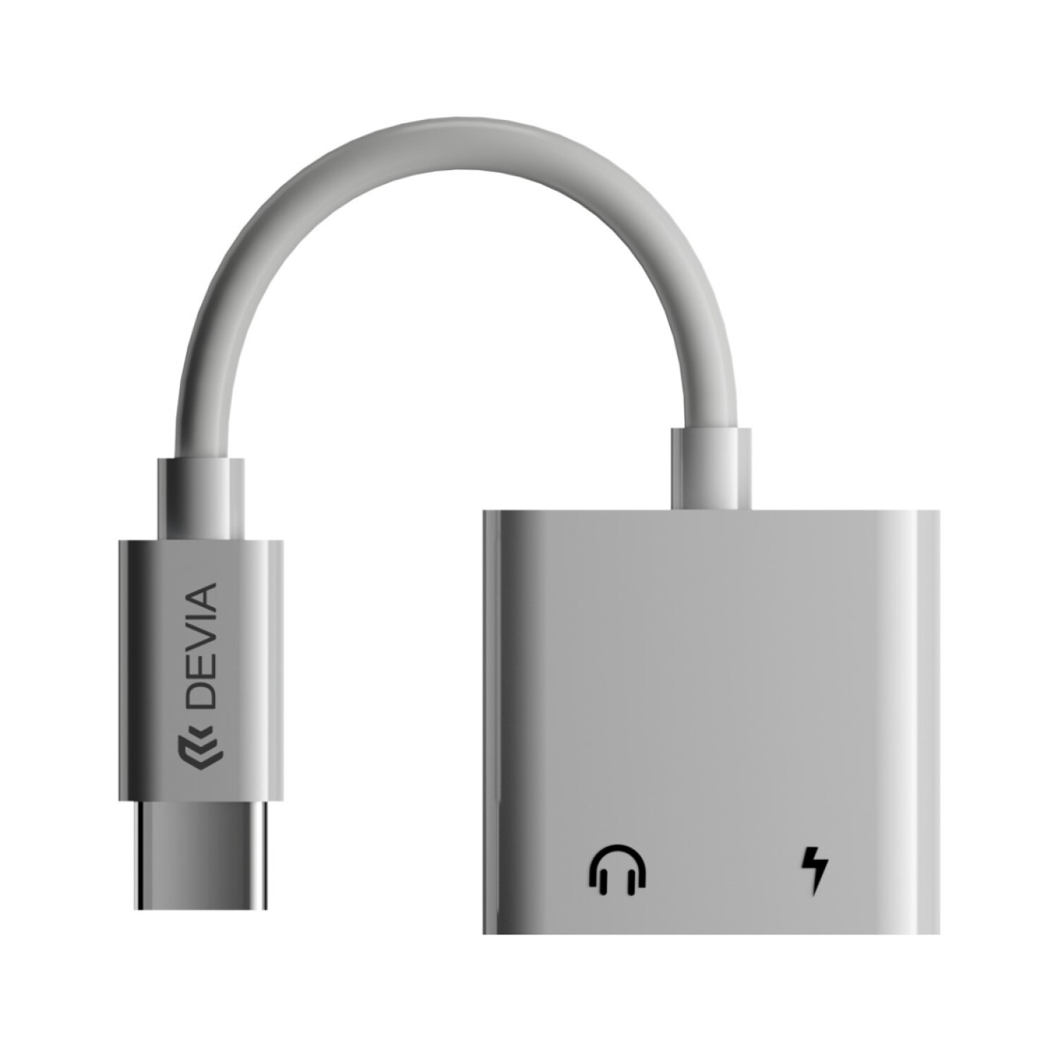 ADAPTADOR USB TIPO-C A DOBLE USB TIPO-C DEVIA SMART SERIES - Blanco — Cover  company