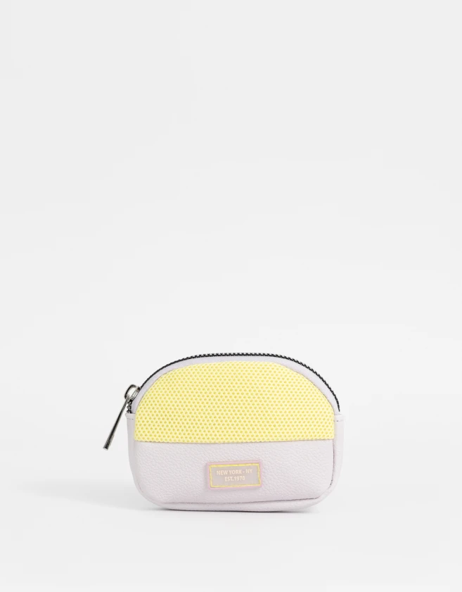 Monederos Color Block Monedero Colorblock - Combinacion Bicolor