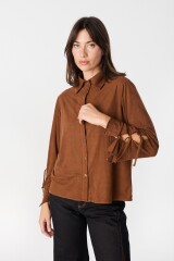 Camisa Ondulada Marron