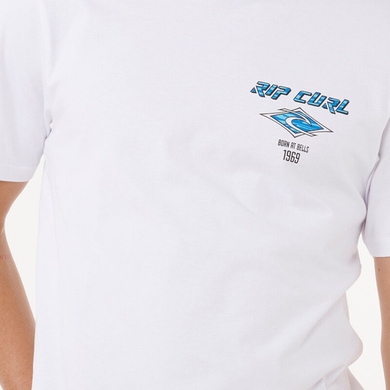 Remera Rip Curl Fade Out Icon - Blanco Remera Rip Curl Fade Out Icon - Blanco