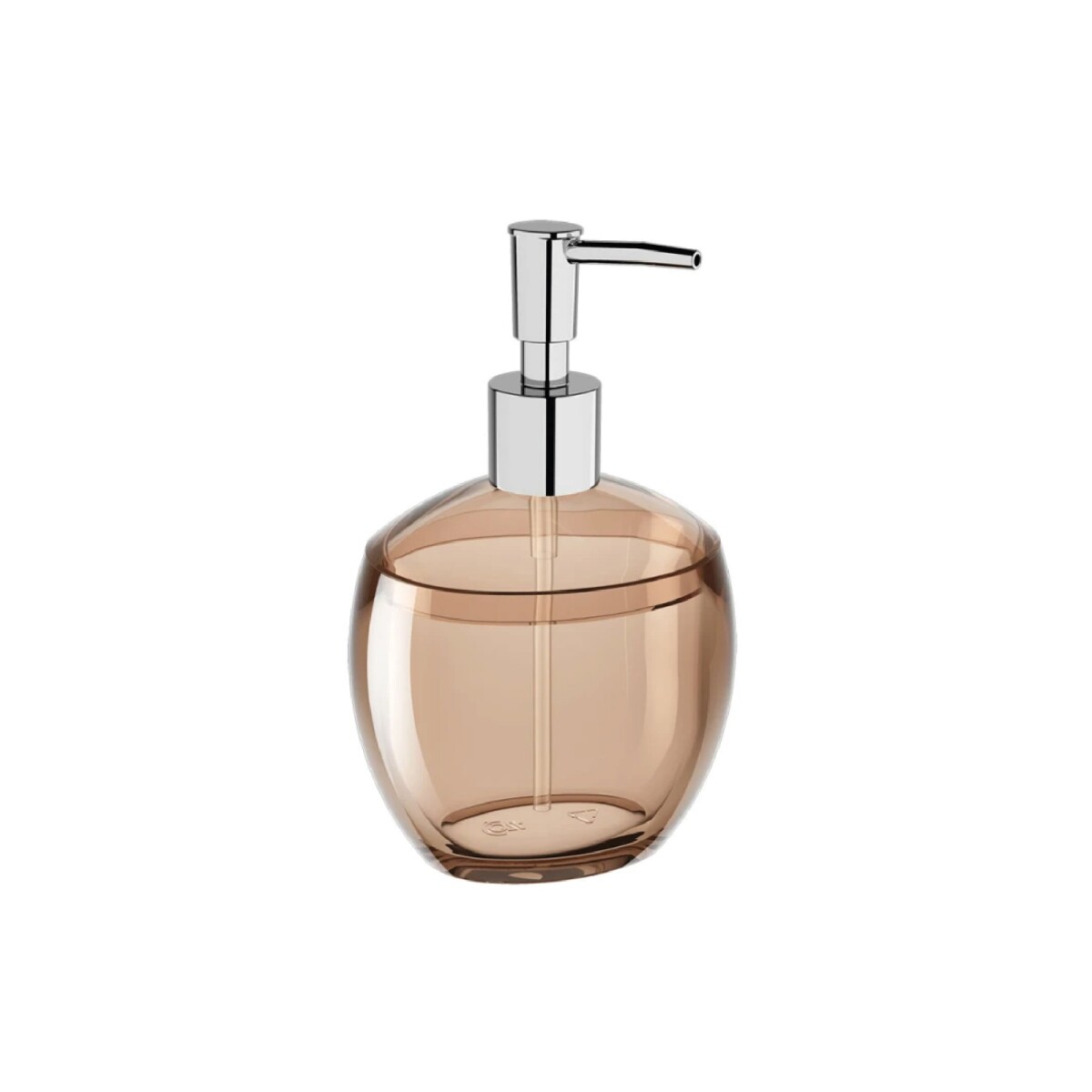 DISPENSADOR JABON PLAST SPOOM 300ML ROSA BLUSH 