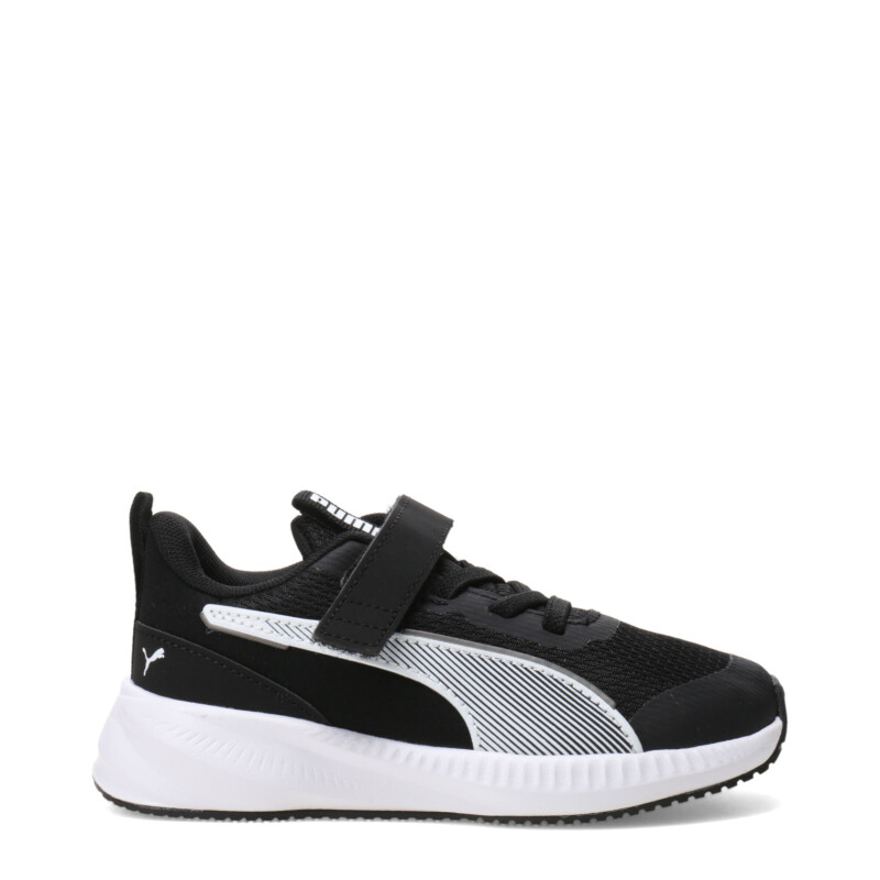 Championes de Niños Puma Flyer 3 Ac+Ps Negro - Blanco