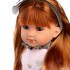 Muñeca Llorens Nicole Vestido FIesta Pelirroja 35 cm Bebota Variante Modelo Nicole