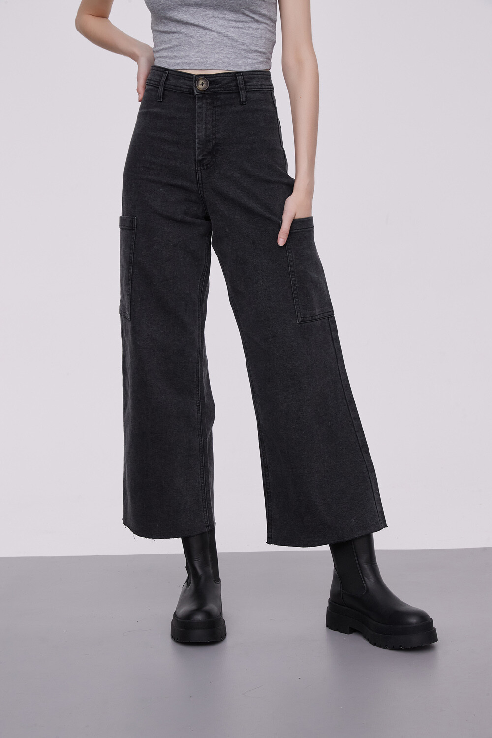 Pantalon Adas Gris Oscuro