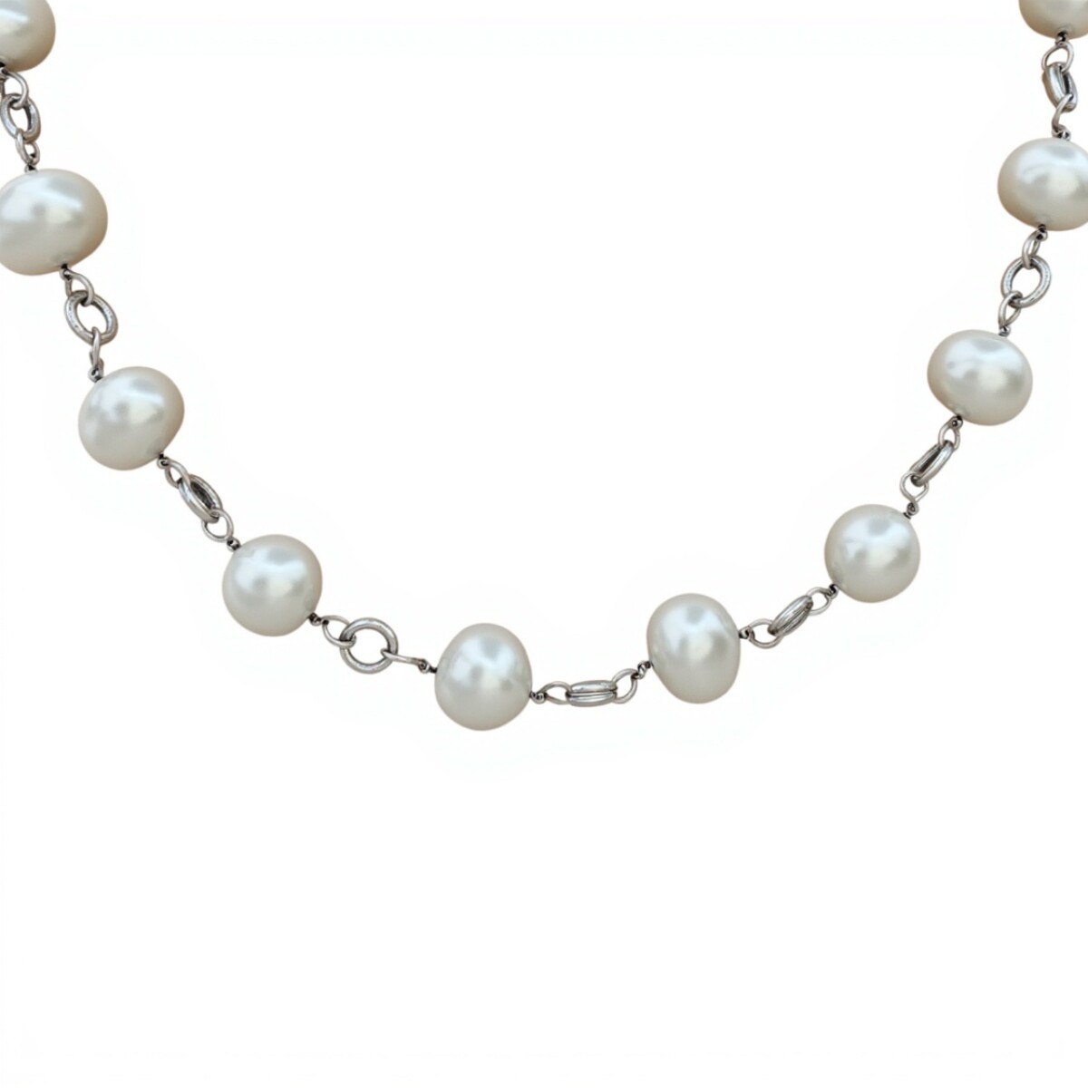Cadena de perlas -Plata 925-Perlas de rio-CD3441 - conperla 