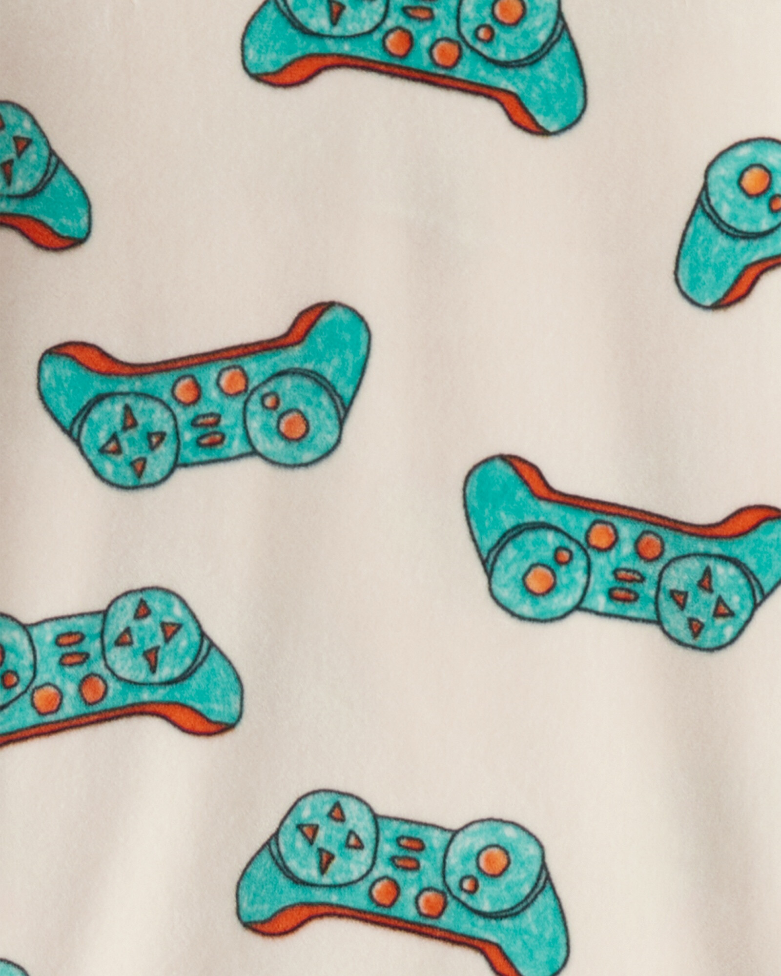 Pijama dos piezas de DreamPlush, remera y pantalón, diseño gamer Sin color