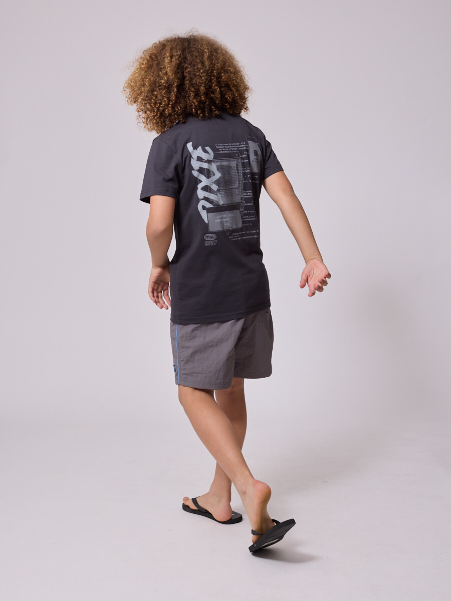 T-SHIRT GASTEL TEEN DIXIE Gris Oscuro