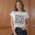 Remera con Serigrafía. Natural.