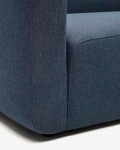 Sofá modular Neom 2 plazas con terminal azul 244 cm