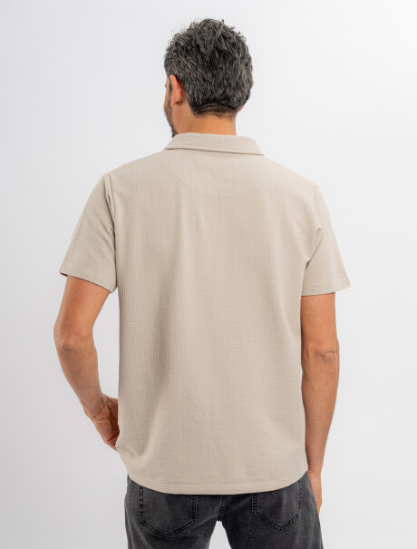 Remera m/c cloque Dusk topo