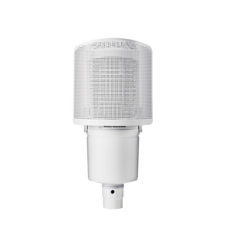 Microfono Audio-technica At2020 Blanco Con Araña Y Antipop Microfono Audio-technica At2020 Blanco Con Araña Y Antipop