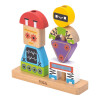 Robots apilables de madera Viga Robots apilables de madera Viga