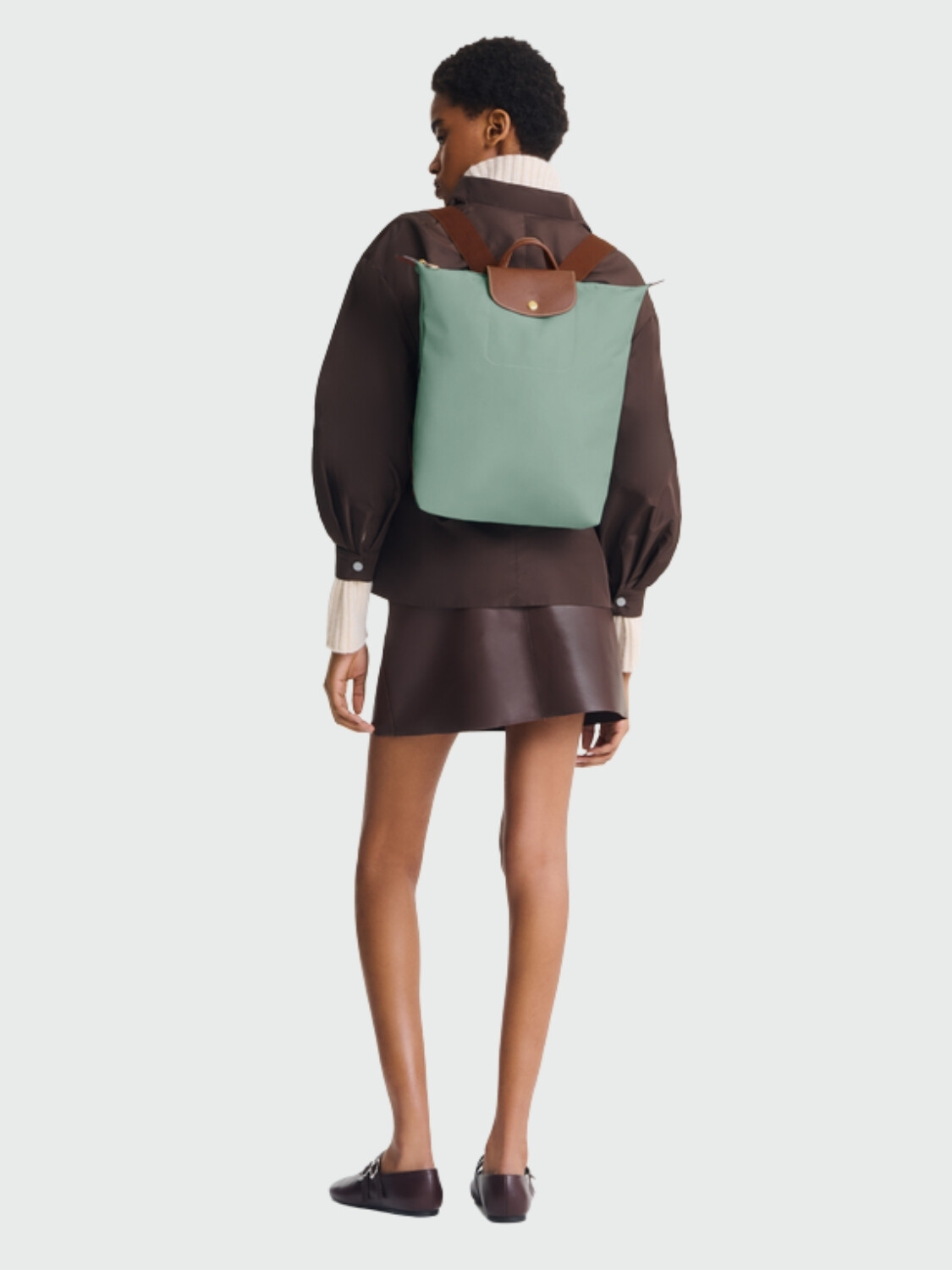 LONGCHAMP - Le Pliage Original M Backpack Negro