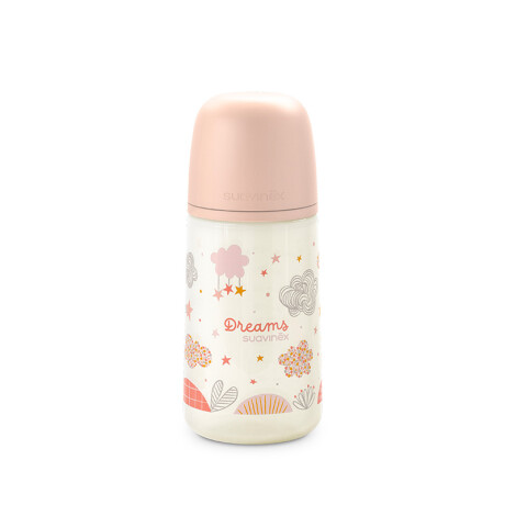 Biberón Anatómico Suavinex 0-6M Flujo M 270 ml Rosa