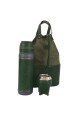 Set de matera bolso con termo de litro y mate Verde