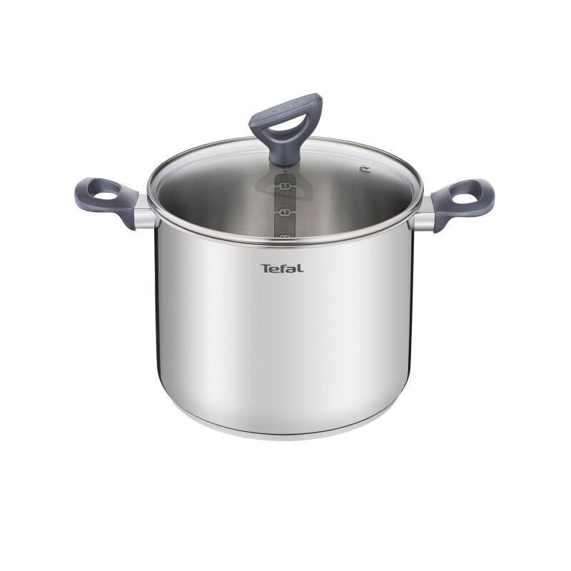 Batería 10 piezas Tefal Daily-cook | Color plateado | Acero inoxidable. Batería 10 piezas Tefal Daily-cook | Color plateado | Acero inoxidable.