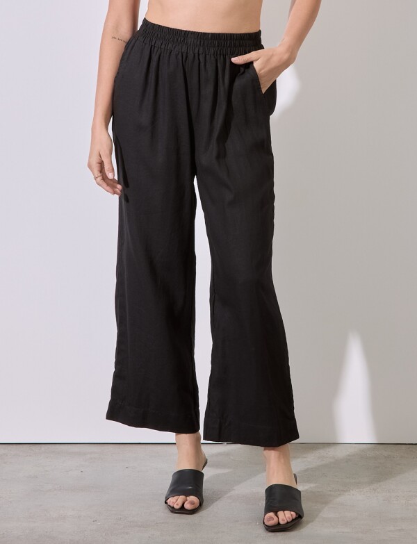 Pantalon Lino NEGRO