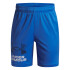 UA Tech Logo Shorts-GRN BLU-402