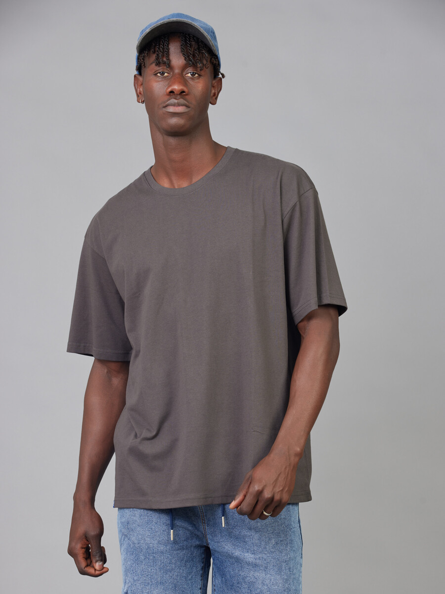 T-SHIRT RYKER DIXIE - Gris Oscuro 