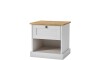 Mesa de Luz - 1 Cajón - Línea Valenciana Blanco