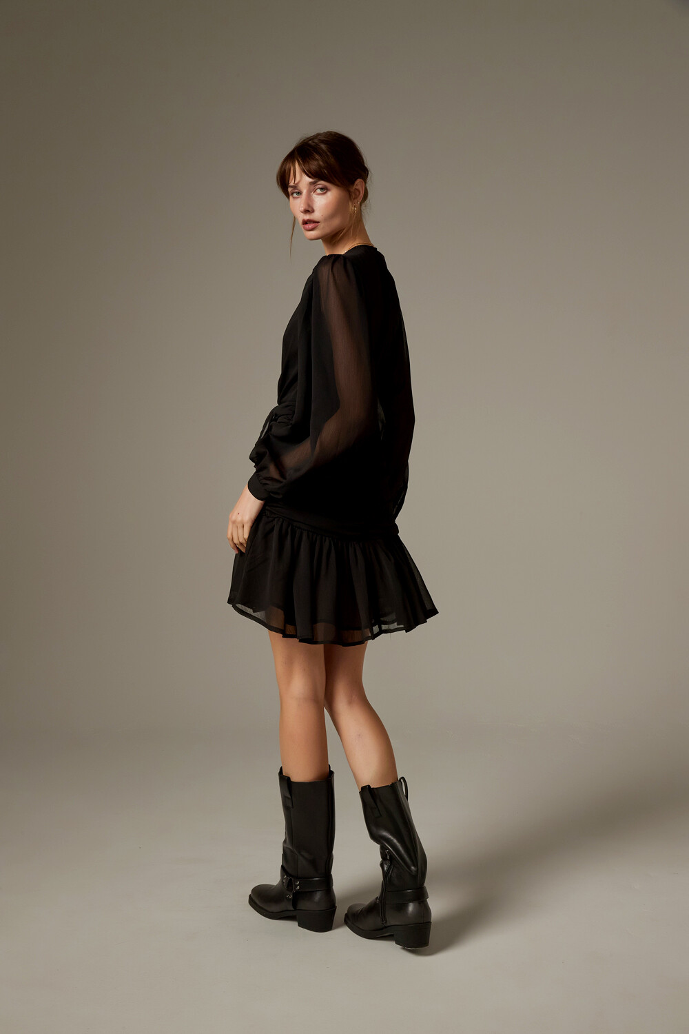 Vestido Busina Negro