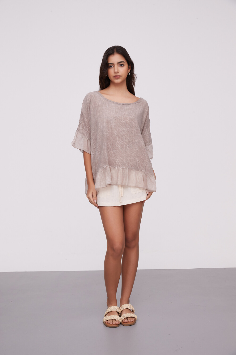 Blusa Pasik Taupe / Mink / Vison