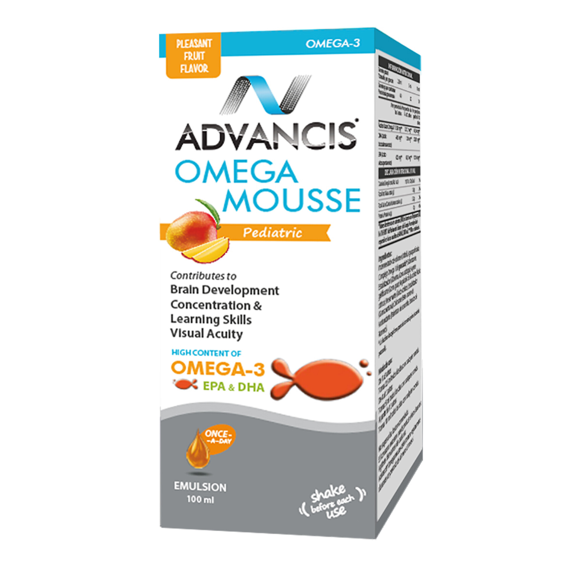 ADVANCIS OMEGA MOUSSE EMULS FR X 100 ML. — Farmacenter